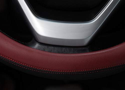 Valleycomfy Microfiber Leather Steering Wheel Cover Large-Size - Image 3