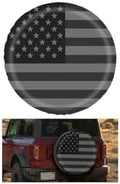 Car Spare Tire Cover, 14Inch Dustproof Waterproof American USA Flag Vehicle by TNAIYH