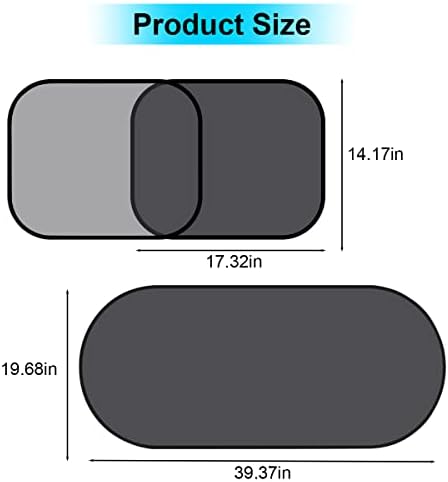 Moly Magnolia 5PCS UV-Blocking Car Window Sunshades - Image 2