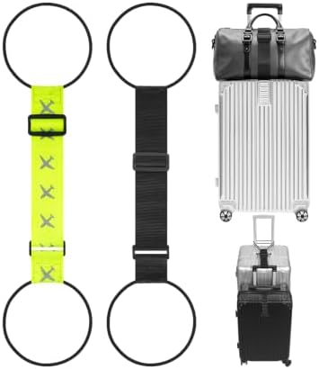 Adjustable Add A Bag Luggage Connector Straps by Aoahaiy