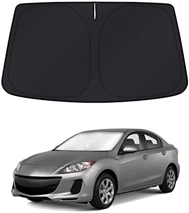 KUST Windshield Sun Shade for 2010–2013 Mazda 3 Window Accessories Shade Sun by KUST