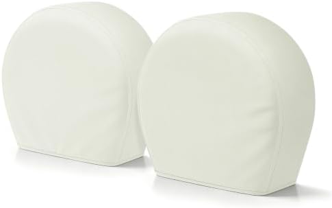Explore Land Tire Covers 2 Pack Fit Tire Diameters 29-31.75 inch, Off White by ExploreLand