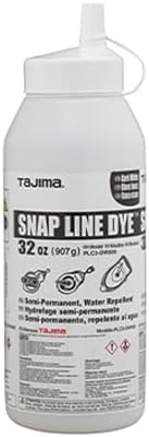 Tajima Marking Chalk, Dark White Semi Permanent Dye, 32 oz by TAJIMATraditionofExcellence