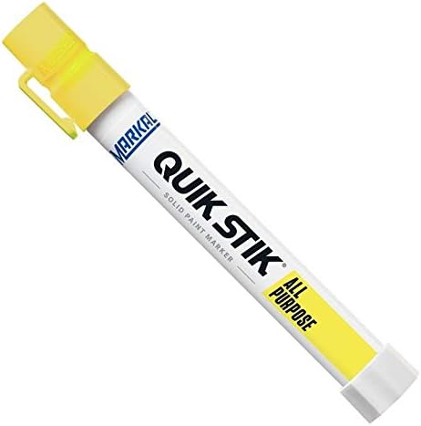 Markal 61041 Quik Stik All Purpose Solid Paint Marker, Fluorescent Yellow - Image 3