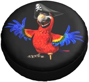 Parrot Pirate Spare Tire Cover Waterproof Sun Protection Fit 17 Inches - Image 3