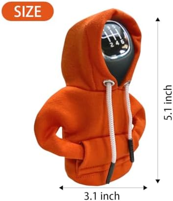 JOYCOURT Car Gear Shift Hoodie Auto Shifter Knob Cover - Image 2