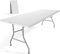 DUMOS 8 FT Folding Picnic Table, Portable Plastic Table by DumosLifestyle