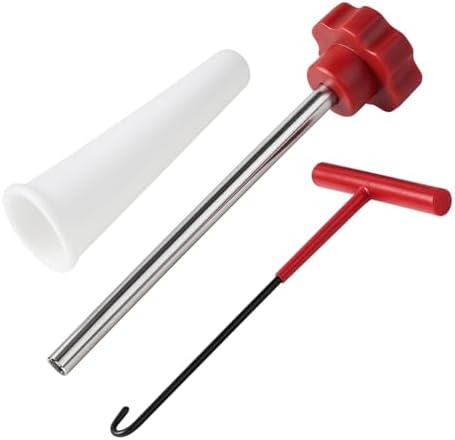 3PCS Tire Valve Stem Tool Kit Replacement Installation Set Red by Sandfren