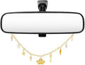 Rearview Mirror Hanging Ornament Gold Car Charm by BEAMARKER