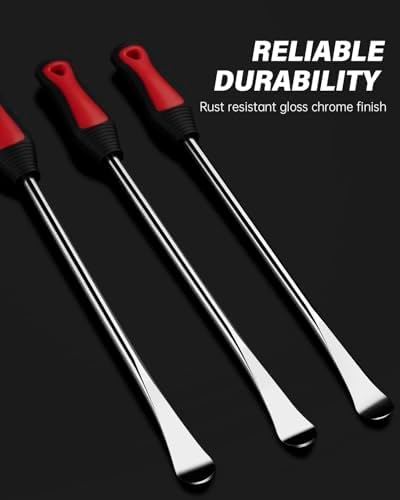 ROTATION 14.5" Steel Tire Spoons Tool Set, Professional Tire Removal Tools - Image 3