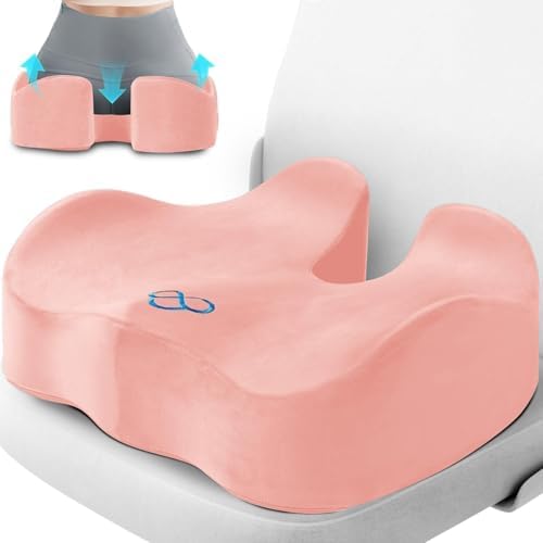 CushyOasis Seat Cushion, Office Chair Cushions, 5.28 in Thick by TushGuardSeatCushonsPillows