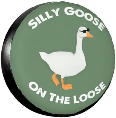 Funny Silly Goose Tire Cover Wheel Protectors Waterproof Wheel Covers Universal by Unknown