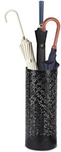 Metal Round Umbrella Stand Rack, Free Standing Umbrella Holder Bin, Canes by Gloserin