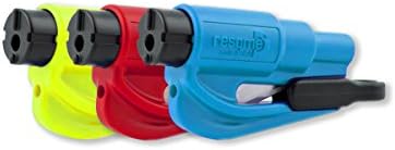 resqme The Original Emergency Keychain Car Escape Tool, 2-in-1 Seatbelt Cutter by resqmeInc