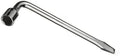 22mm Car Spare Tire Wrench, L-type Hexagon Slotted End Socket Repair Tool Car by Zeromall