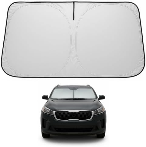 Proadsy Custom Fit 2015-2020 Kia Sorento Windshield Sun Shade, Blocks Heat by Proadsy