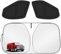 for Fo-rd E-Series 1992-2026 Front Windshield & Side Window Covers by Lonyaqui