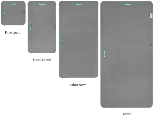MICROFI Waffle Weave Bath Towel Set, Microfiber, 4 Pieces, Quick Dry, - Image 6