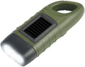 Hand Crank Solar LED Emergency Flashlight, No Battery Required by EKNBKE