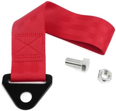 RASTP Racing Tow Strap for Front or Rear Bumper - Image 4
