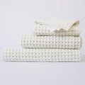 Luxury Organic Japanese Cotton Waffle Bath Towel | Thick, Quick Dry Bathroom by KOSMU