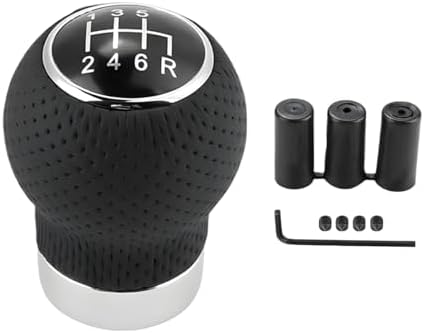 ZIMISI 6-Speed Car Shift Knob, Leather Shift Knob Lever Kit, Automatic or by Unknown