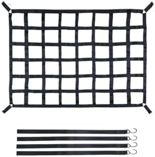 Cross Rail Roof Rack Trunk Rooftop Net Mesh Cargo Truck Trailer Dumpster Extend by Unknown