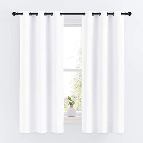 NICETOWN Pure White Light Blocking Curtains by NICETOWN