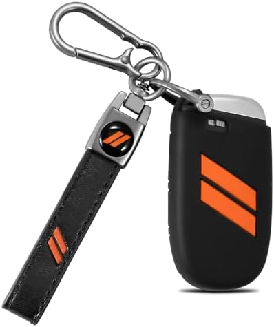 for Dodge Key Fob Cover with Keychain by REMOCH