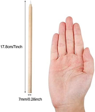 Tenare 20 Pieces White Chalk Pencils - Image 2