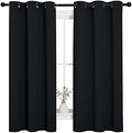 NICETOWN Black Blackout Curtains by NICETOWN