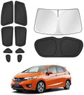 Canvcle Window Shades for 2015-2020 Honda Fit Accessories Windshield Sun Shade by Canvcle