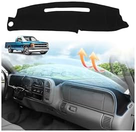 CARTIST Black Dash Cover for 1997-2000 Chevy Chevrolet Silverado&GMC C/K by cartist