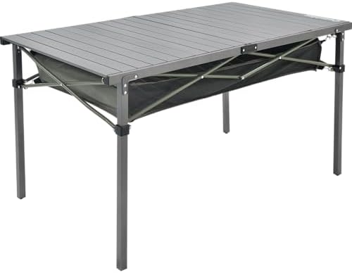 OUTSIDER Portable Aluminum Roll-Up Camping Table by Outsider