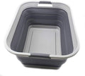 SAMMART 42L Collapsible Plastic Laundry Basket-Foldable Pop Up Storage by SAMMART