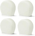 Explore Land Tire Covers 4 Pack Fit Tire Diameters 26-28.75 inch, Off White by ExploreLand