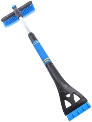 ibasenice Car Snow Ice Scraper and Brush Telescopic Blue Cleaning Tool by ibasenice