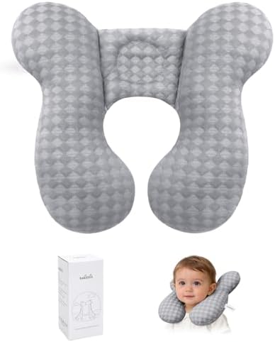 KAKIBLIN Baby Travel Pillow, Upgraded Baby Neck Pillows by KAKIBLIN