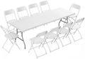 DUMOS 8 FT Folding Picnic Table by DumosLifestyle