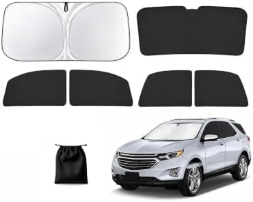 9PCS Car Window Shades for Chevrolet Equinox 2018-2025, Full Set Windshield by Unknown