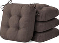 IASEAHK Memory Foam Dining Chair Cushions, 16.5"x16.5"x3.5" by IASEAHK