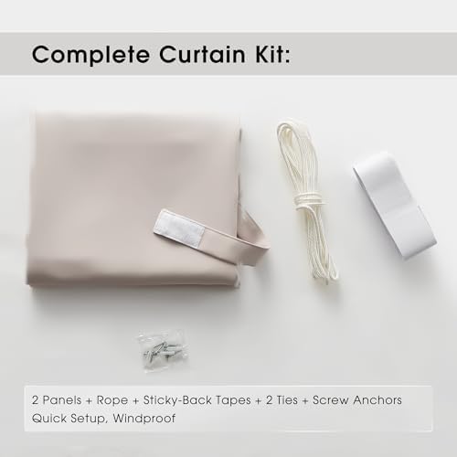 NICETOWN Rod-Free Outdoor Curtains - Image 6