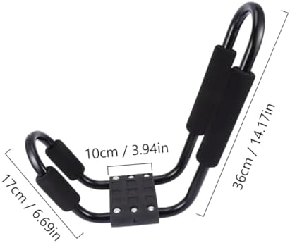 Toddmomy 2pcs Kayak Roof Rack J-Shaped Luggage Carrier Holder - Image 2