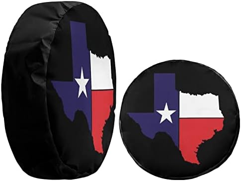 Texas Flag Spare Tire Cover Wheel Tire Cover Fit Trailer, SUV and Many Vehicle - Image 4