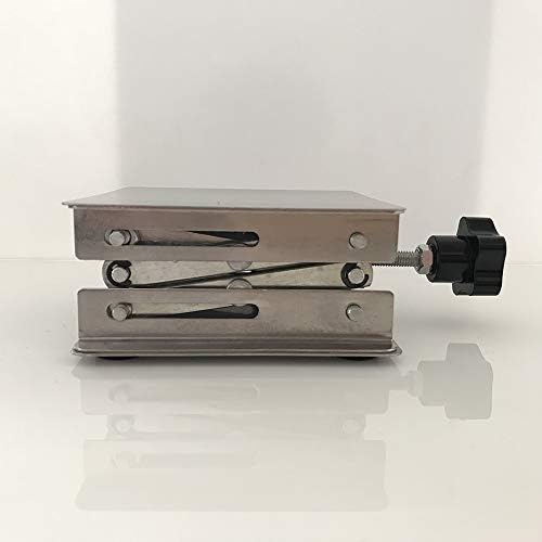 LabZhang 4" x4" Stainless Steel Lab Jack Scissor Stand Platform Lab Lift - Image 5