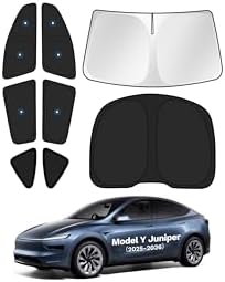 KUST Car Window Shades for 2025 2026 New Tesla Model Y Juniper Accessories by KUST