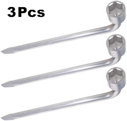 Utoolmart 3Pcs Car Spare Tire Lug Wrench - Image 5