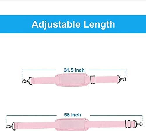 MOSISO 56 inch Shoulder Strap, Adjustable Soft Universal Non-Slip Strap - Image 5