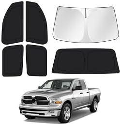 Canvcle Window Shades for 2009-2018 Dodge Ram 1500 Accessories Windshield Sun by Canvcle