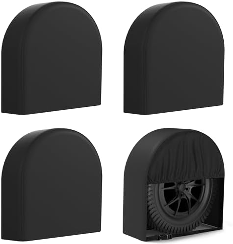 eletecpro RV Tire Covers, Fit 26-29 Inch Tire Diameters by eletecpro